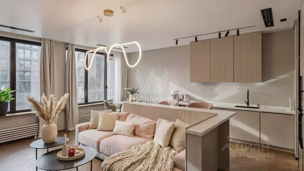 2-к кв. Москва Октябрьская ул., 67 (67.0 м) - Фото 1