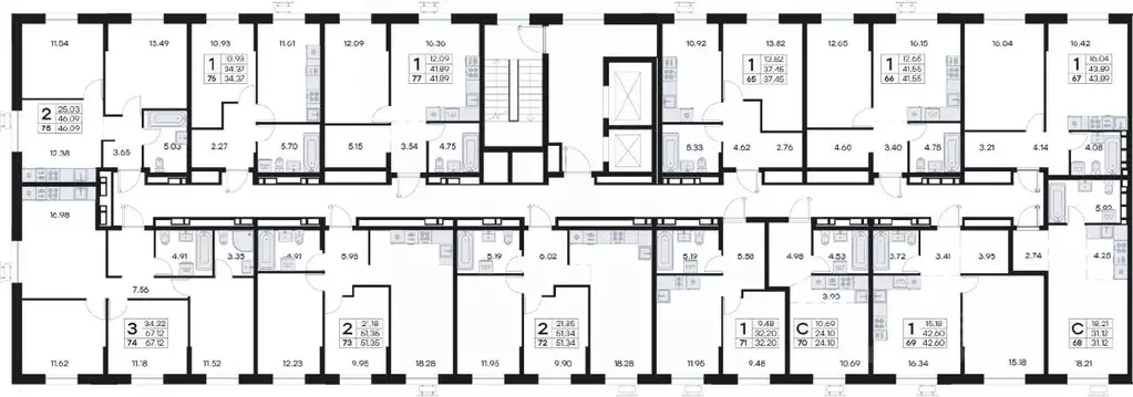 1-к кв. Приморский край, Владивосток Катерная ул., 31/2 (37.45 м) - Фото 2