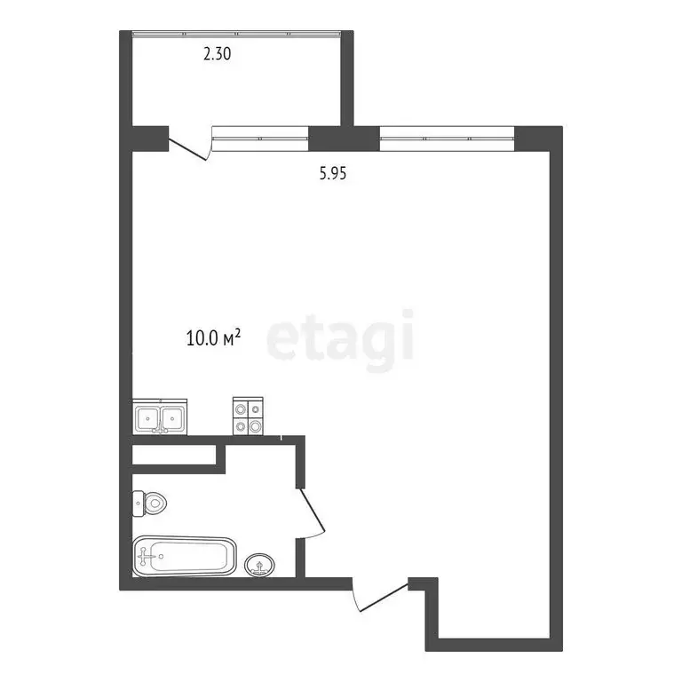 1-комнатная квартира: Сочи, улица Ленина, 290/7к10 (44.5 м) - Фото 0