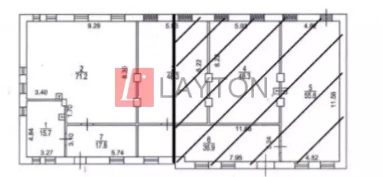 Помещение свободного назначения в Москва ул. Рогожский Вал, 5С4 (156 ... - Фото 1