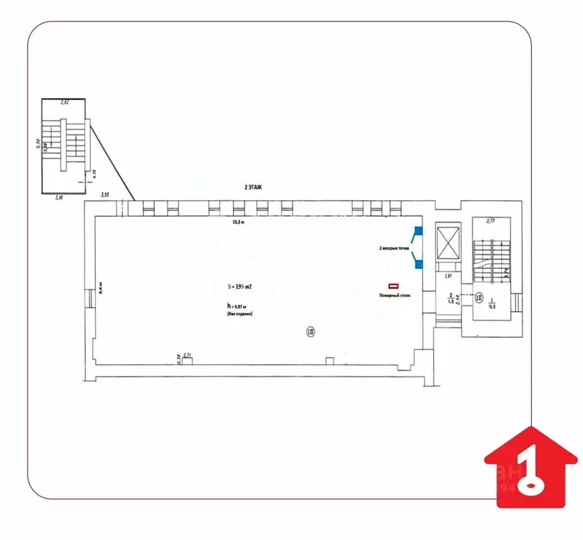 Помещение свободного назначения в Омская область, Омск Учебная ул., ... - Фото 2
