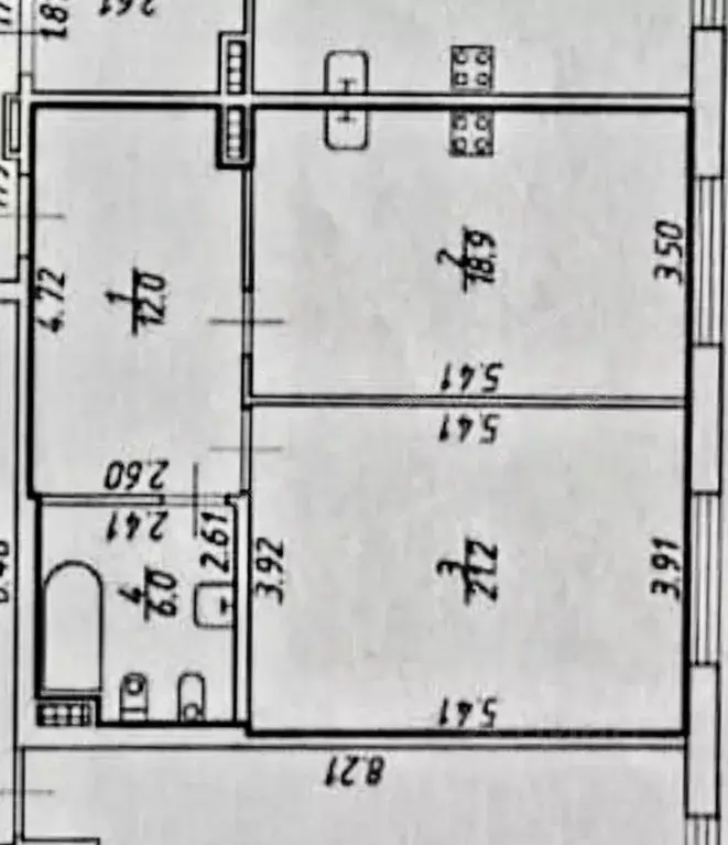 1-к кв. Санкт-Петербург Смольный просп., 17 (58.1 м) - Фото 2