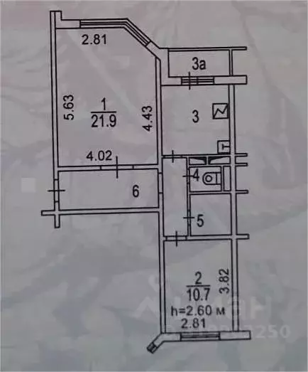 2-к кв. Москва Рождественская ул., 21к1 (55.0 м) - Фото 1
