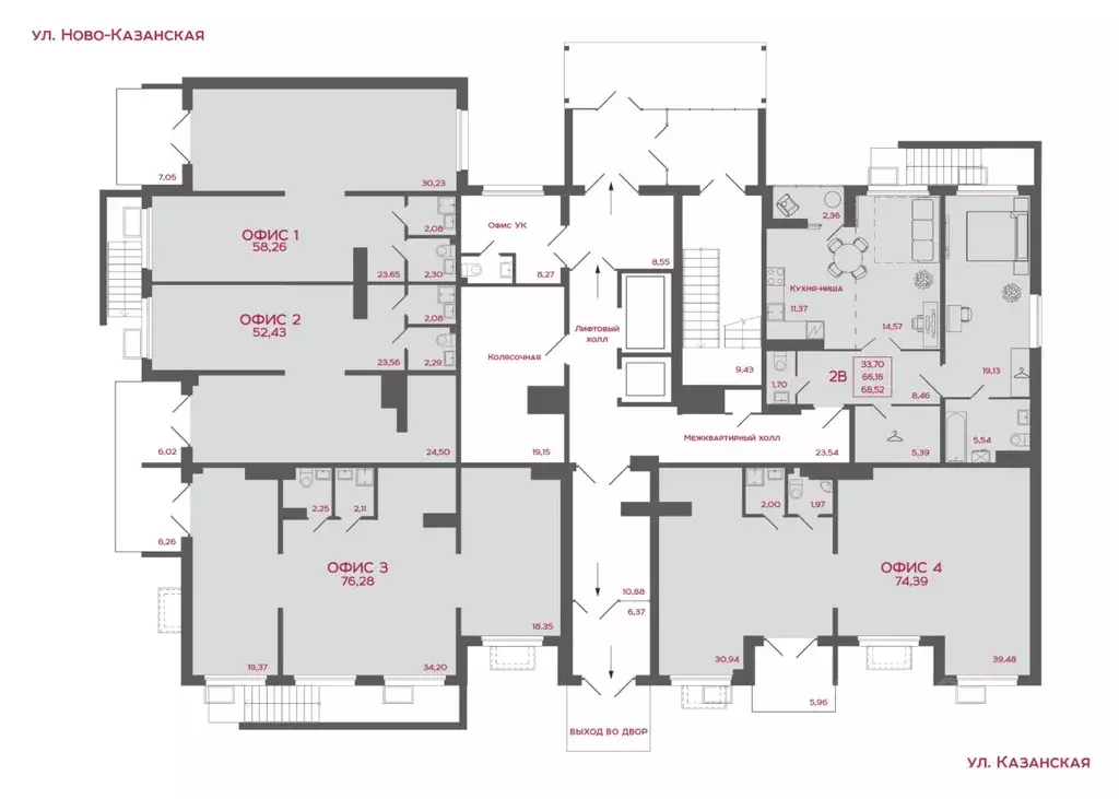 2-к кв. Пензенская область, Пенза Маньчжурия мкр, Стрижи жилой ... - Фото 2