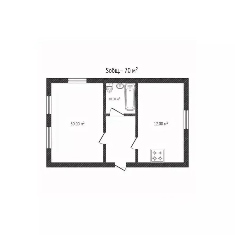 Дом в Брянская область, Навлинский район, пос. Синезерки Зеленая ул. ... - Фото 2