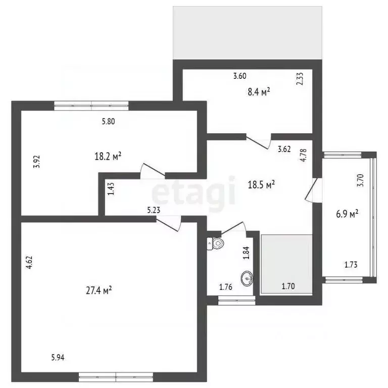Дом в Ленинградская область, Всеволожск ул. Дружбы, 58 (242 м) - Фото 2