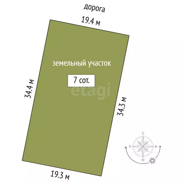Участок в Тюменский район, деревня Есаулова, улица Нурбанат ... - Фото 0