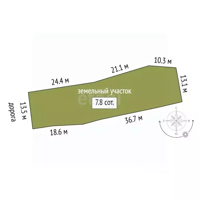 Участок в Тюменская область, Тюмень ул. Механизаторов (7.8 сот.) - Фото 2