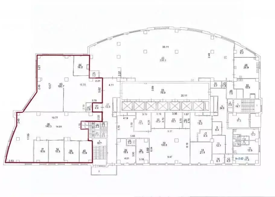 Помещение свободного назначения в Москва ул. Ивана Франко, 8 (534 м) - Фото 2
