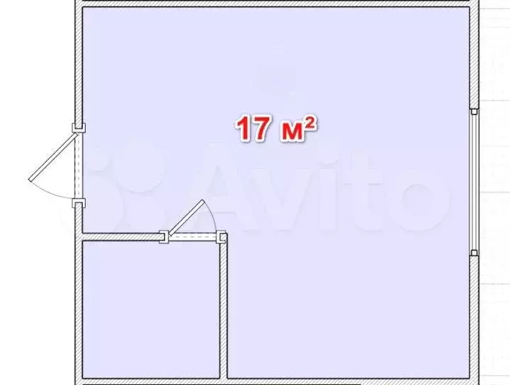 Квартира-студия, 17 м, 1/12 эт. - Фото 0