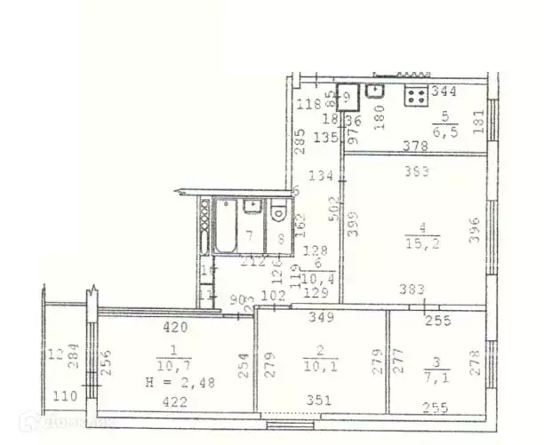Продаётся 4-к квартира, 64 м - Фото 1