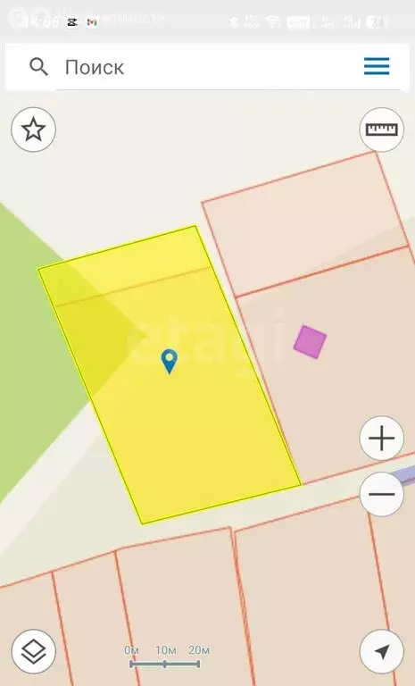 Участок в городской округ Калуга, деревня Яглово (26 м) - Фото 1