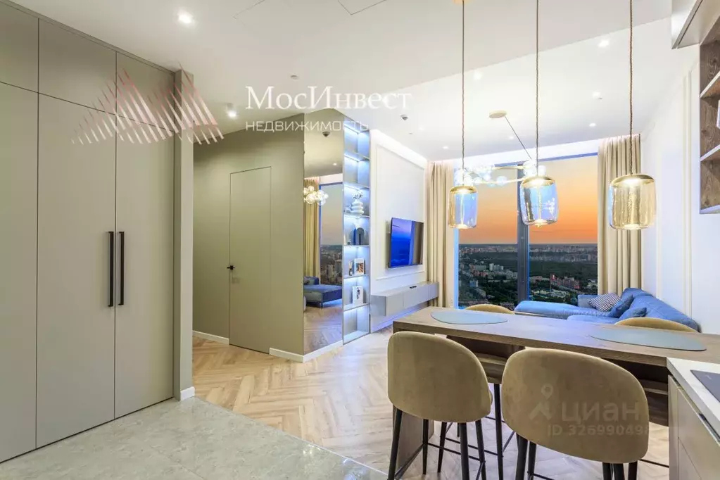 2-к кв. Москва 1-й Красногвардейский проезд, 22с1 (65.0 м) - Фото 2