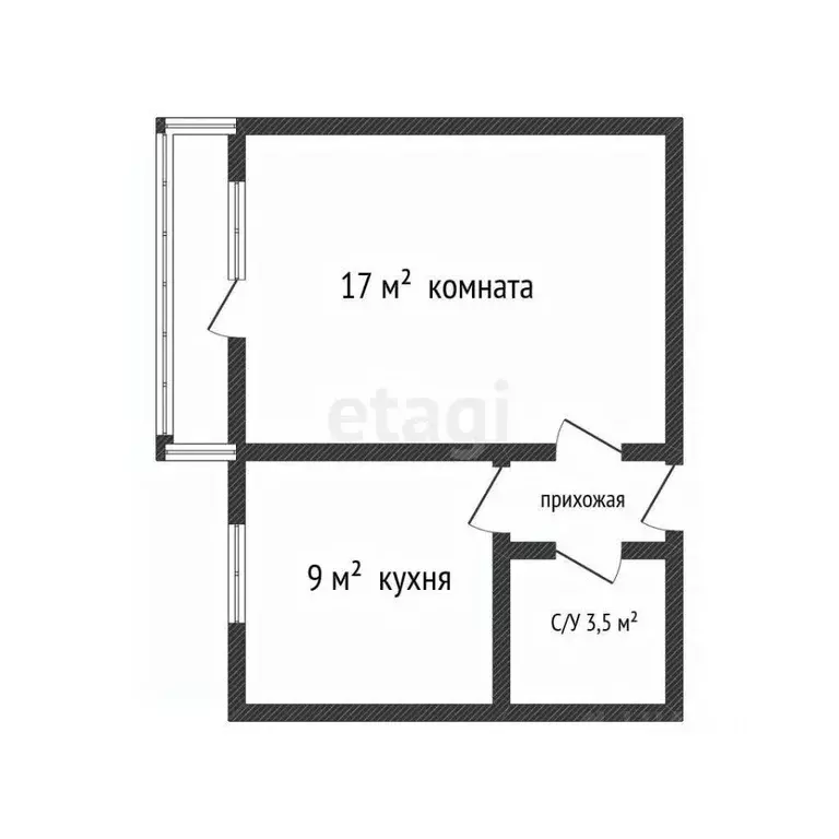 1-к кв. Краснодарский край, Геленджик ул. Орджоникидзе, 5Б (35.9 м) - Фото 1