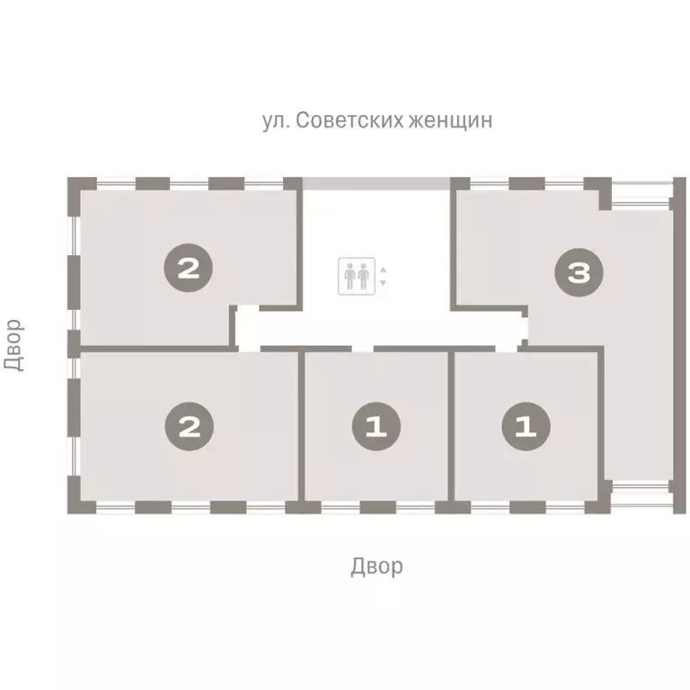 2-комнатная квартира: Екатеринбург, улица Советских Женщин (79.5 м) - Фото 2