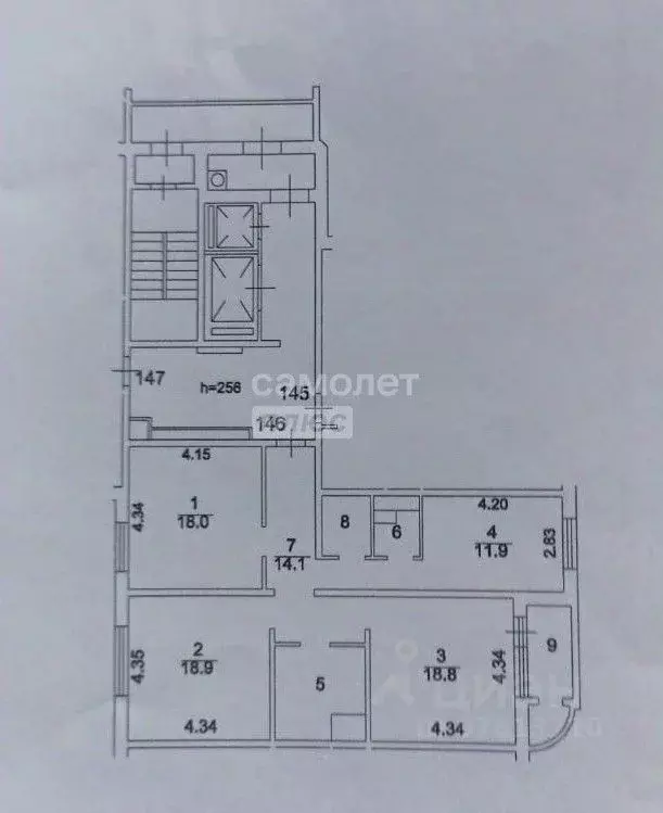 3-к кв. Московская область, Балашиха Звездная ул., 14 (94.0 м) - Фото 2