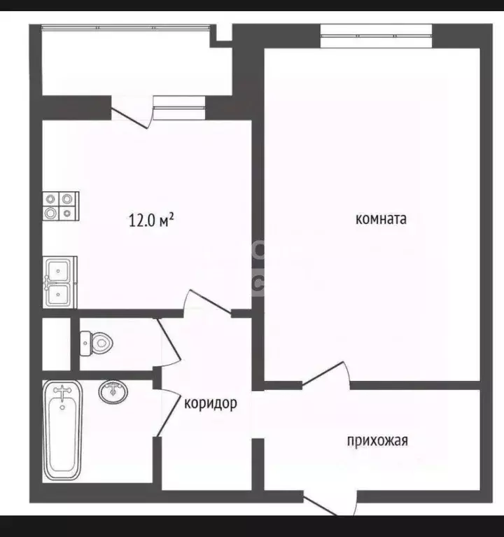 1-к кв. Москва Окская ул., 5К1 (42.0 м) - Фото 2