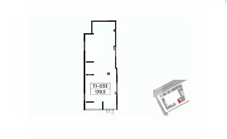 Торговая площадь в Москва просп. Прокшинский, 5 (140 м) - Фото 2