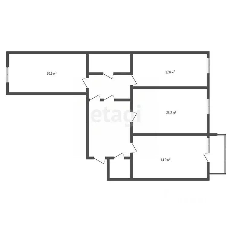 3-к кв. Воронежская область, Воронеж Беговая ул., 2/3 (108.2 м) - Фото 1