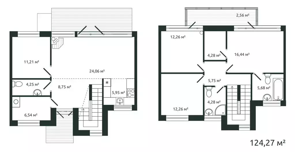 5-комнатная квартира: посёлок Ленинское, Советская улица, 2 (124.27 м) - Фото 0