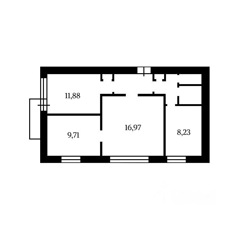 3-к кв. Санкт-Петербург Бестужевская ул., 18 (58.0 м) - Фото 2