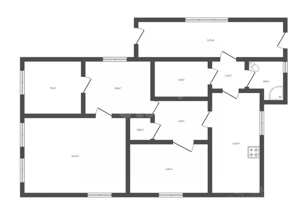 Дом в Воронежская область, Борисоглебск Южная ул., 35 (87 м) - Фото 2