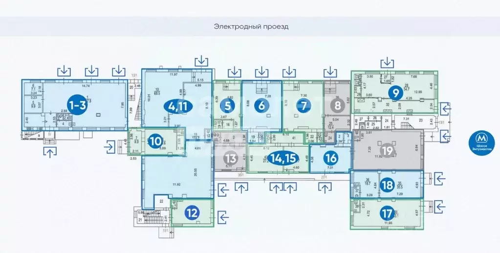 Помещение свободного назначения в Москва Электродный проезд, 16 (84 м) - Фото 2