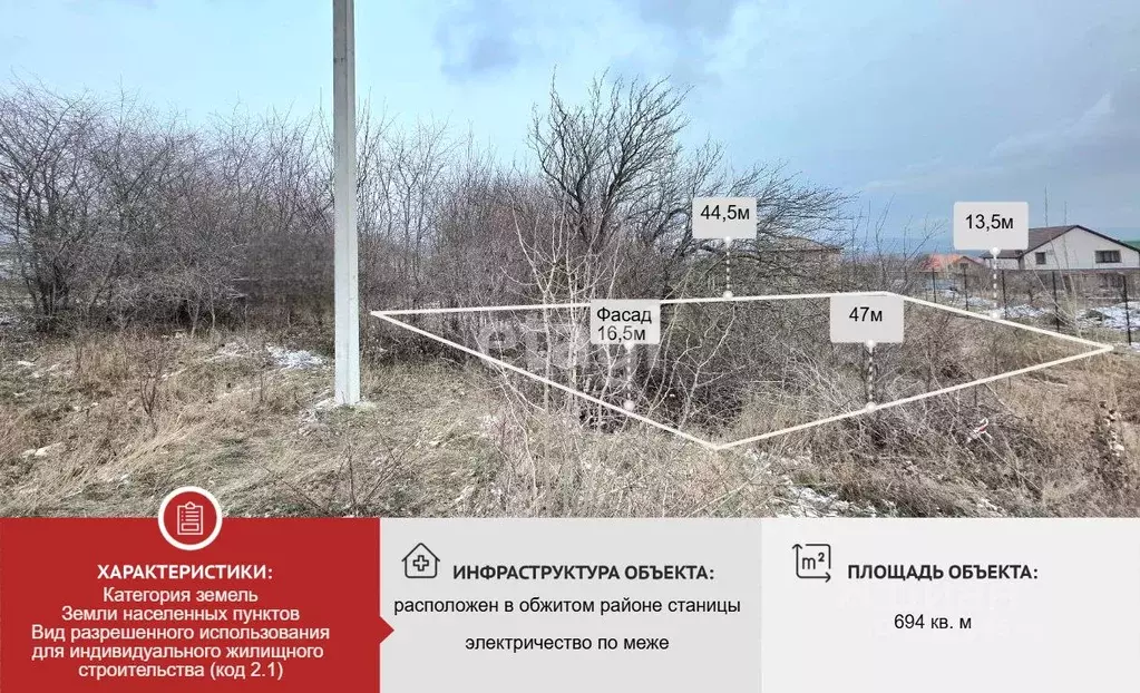 Участок в Краснодарский край, Новороссийск городской округ, ... - Фото 0