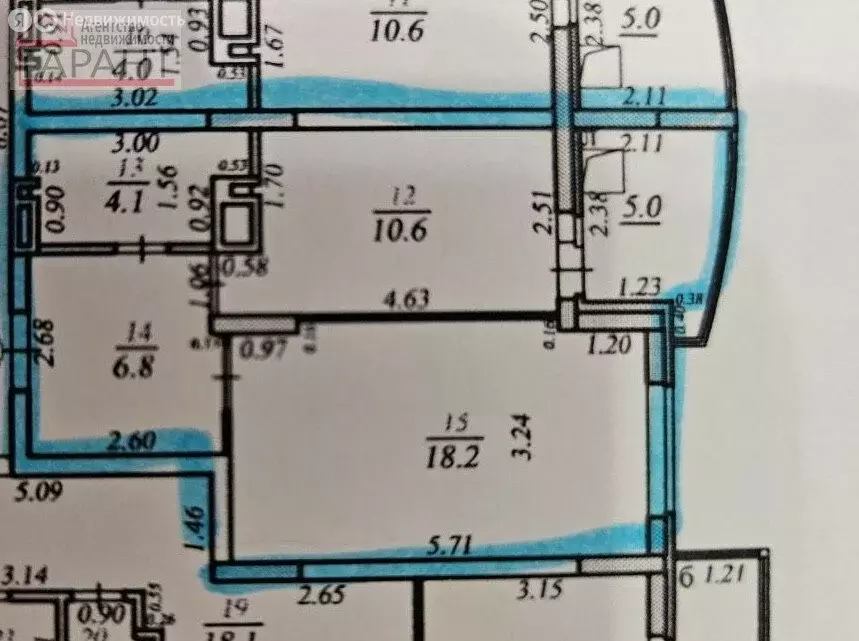 1-комнатная квартира: Самара, Московское шоссе, 18-й километр, 33 (45 ... - Фото 1