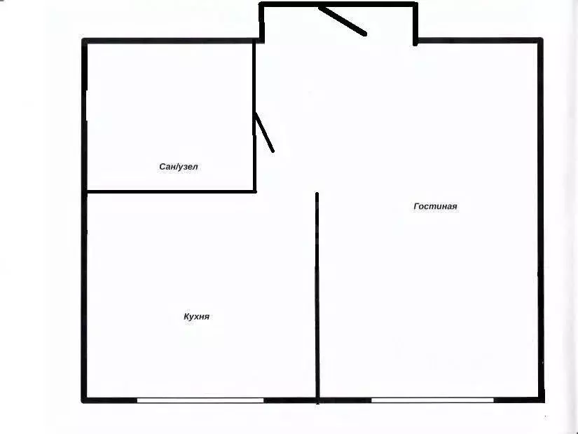 1-к кв. Иркутская область, Ангарск 251-й кв-л, 21 (32.6 м) - Фото 2