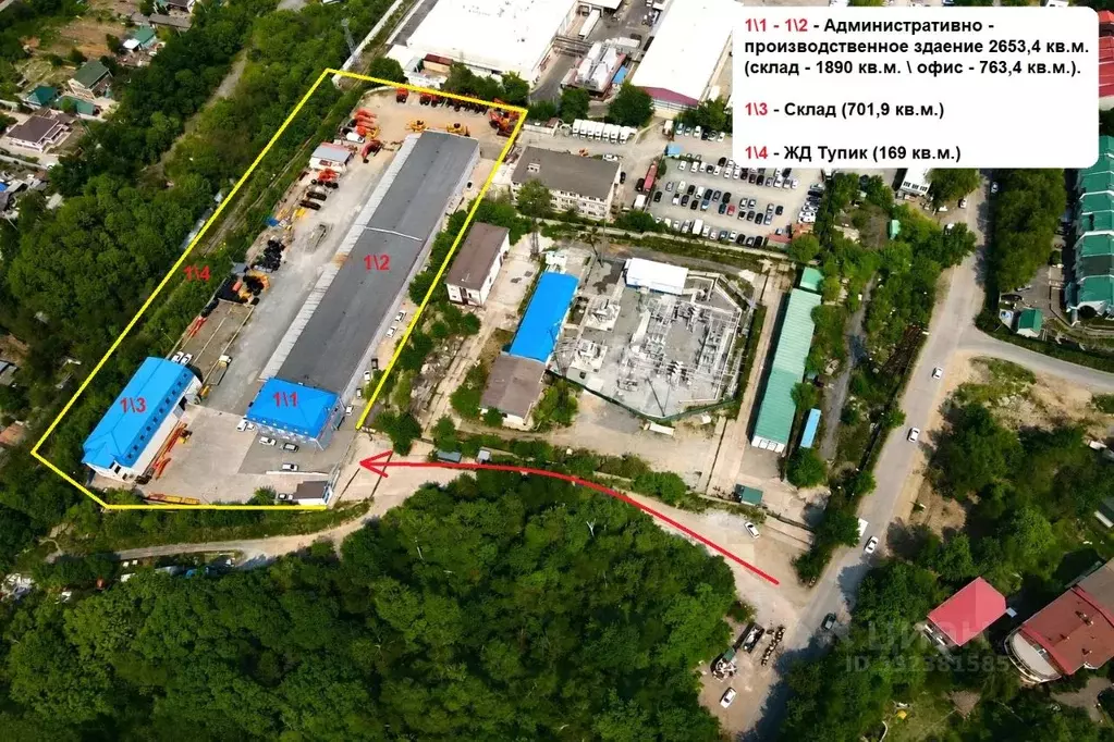 Склад в Приморский край, Владивосток ул. 3-я Шоссейная, 13 (3339 м) - Фото 2