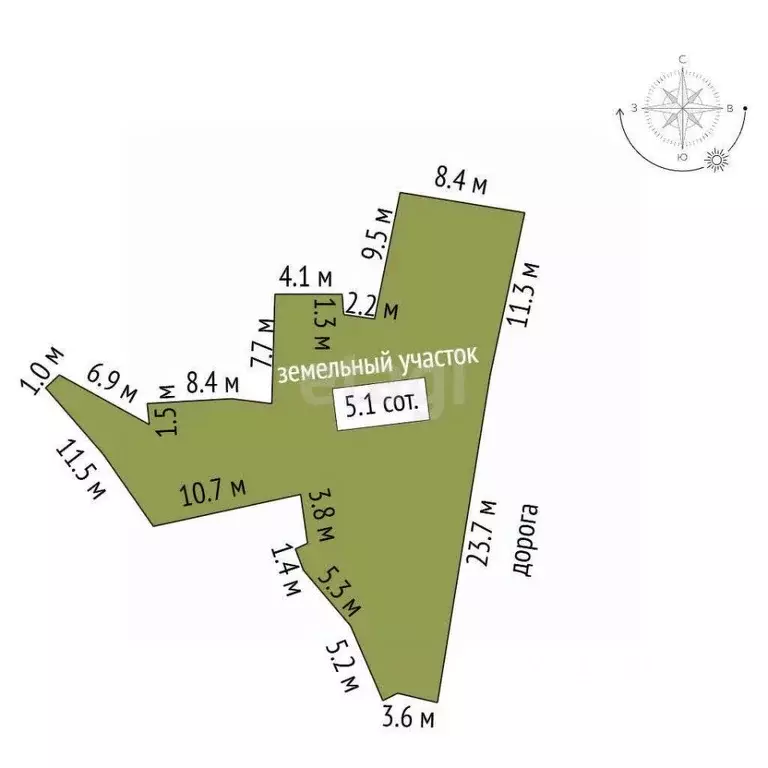 Участок в Крым, Ялта муниципальный округ, Гурзуф пгт ул. Ленинградская ... - Фото 2