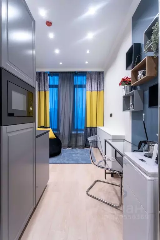 Студия Москва просп. Вернадского, 41С1 (18.0 м) - Фото 1