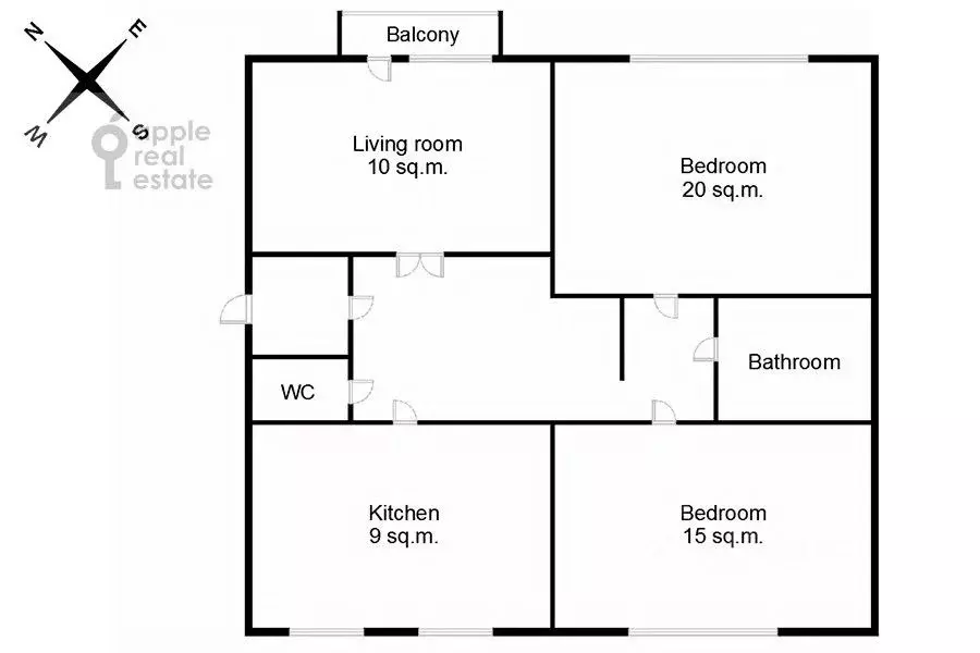 3-к кв. Москва Большой Афанасьевский пер., 35-37С4 (73.0 м) - Фото 2