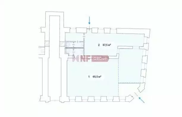 Торговая площадь в Москва Малая Никитская ул., 8/1 (143 м) - Фото 2