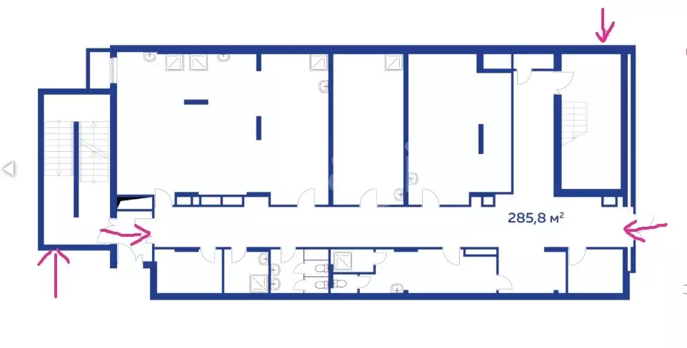 Помещение свободного назначения (278.4 м) - Фото 1