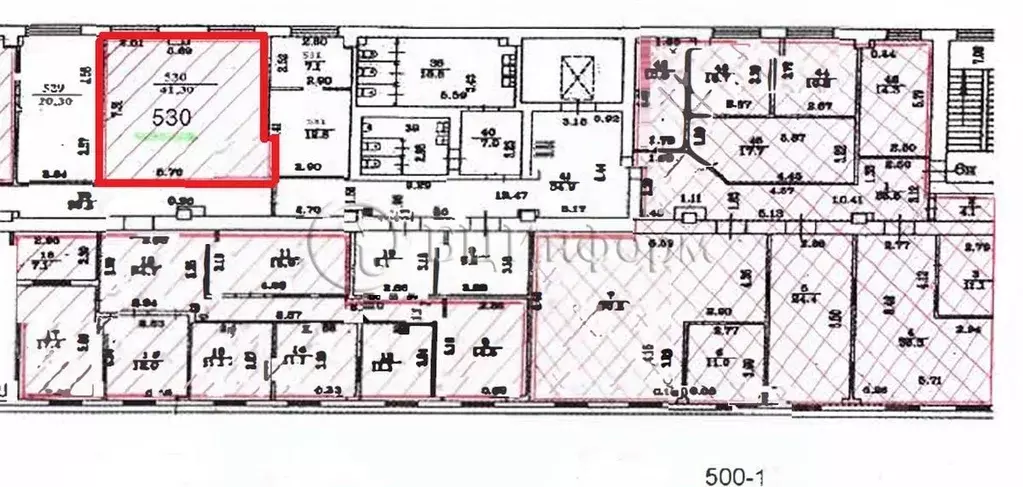 Офис в Санкт-Петербург ул. Циолковского, 9к2 (41 м) - Фото 2