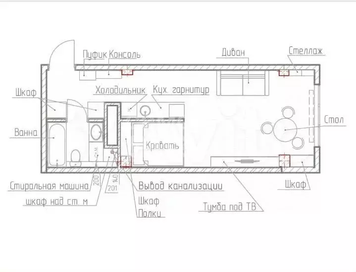 Квартира-студия, 37 м, 21/25 эт. - Фото 0