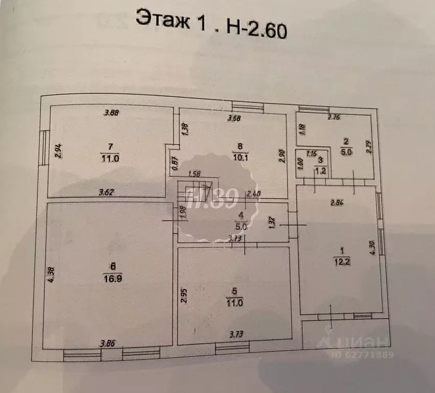 Дом в Калининградская область, Калининград ул. Айвазовского, 32 (102 ... - Фото 1