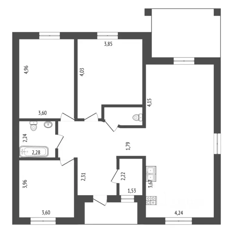 Коттедж в Тюменская область, Тюменский муниципальный округ, д. ... - Фото 2