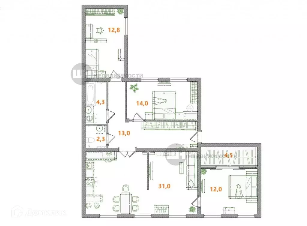 Продаётся 4-к квартира, 95 м - Фото 0