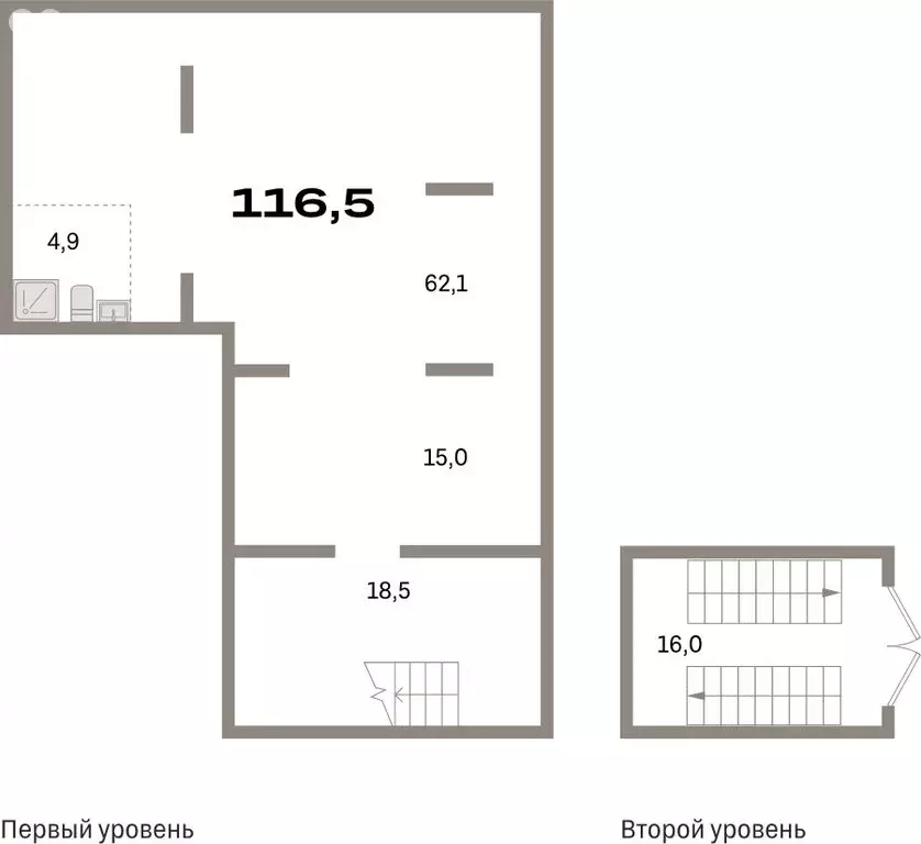 Помещение свободного назначения (116.5 м) - Фото 1