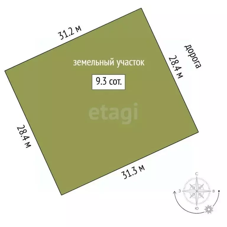 Участок в Тюменская область, Тюменский муниципальный округ, Онегин кп  ... - Фото 2