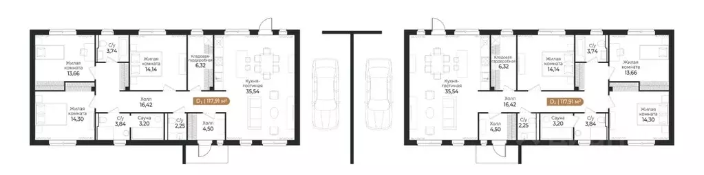 Таунхаус в Ленинградская область, Всеволожск ш. Южное (95 м) - Фото 1