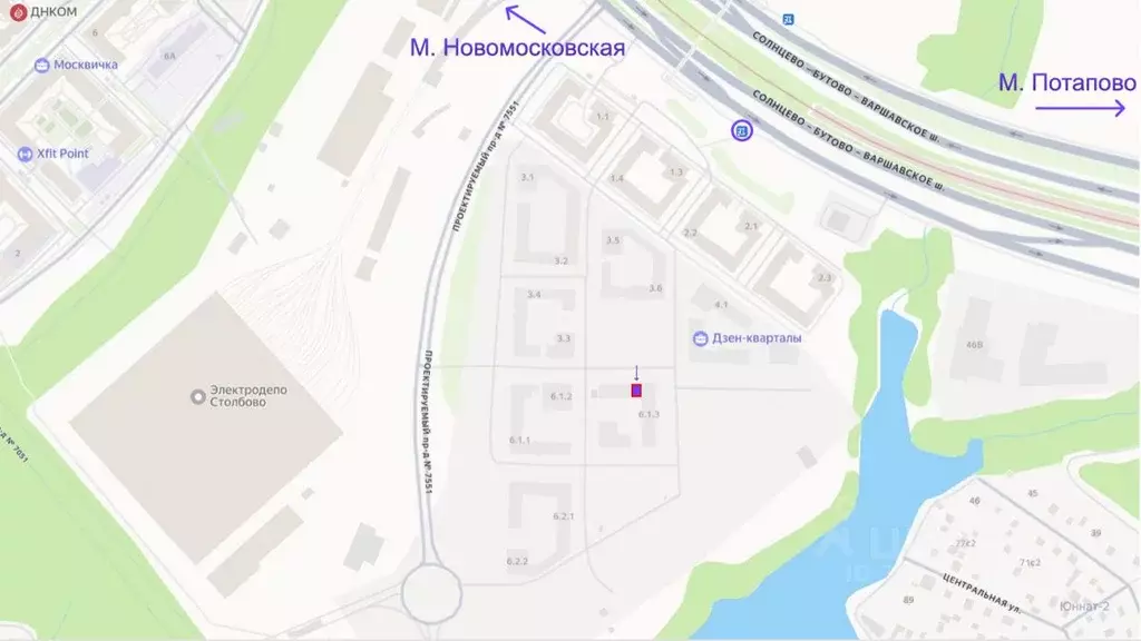 Помещение свободного назначения в Москва № 160 кв-л, 1Вк2 (84 м) - Фото 2
