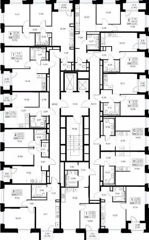 2-к кв. Мурманская область, Мурманск Долина Уюта тер.,  (49.52 м) - Фото 2