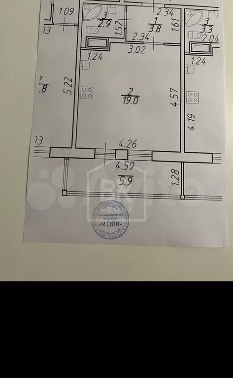 Квартира-студия, 31,7 м, 13/13 эт. - Фото 0