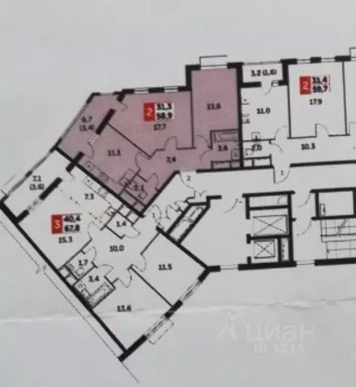 Квартира, 2 комнаты, 62 м - Фото 1