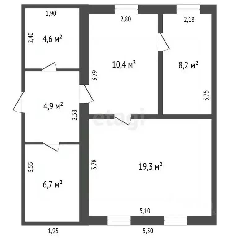 Дом в Челябинская область, Чебаркуль ул. Энгельса, 4 (50 м) - Фото 2
