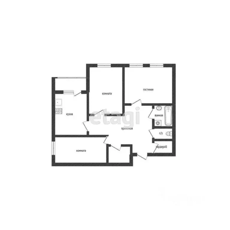 3-к кв. Хабаровский край, Хабаровск ул. Дзержинского, 39 (114.0 м) - Фото 2